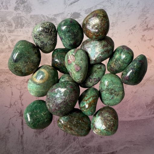 Ruby Fuschite Tumbled Stone