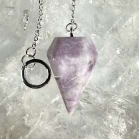 Lepidolite Pendulum