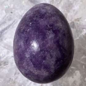 Purple Lepidolite Egg 2