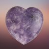 Lepidolite Heart