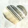 Zebra Calcite Heart