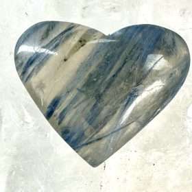 Kyanite Quartz Heart