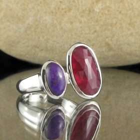 Ruby Sugilite Ring