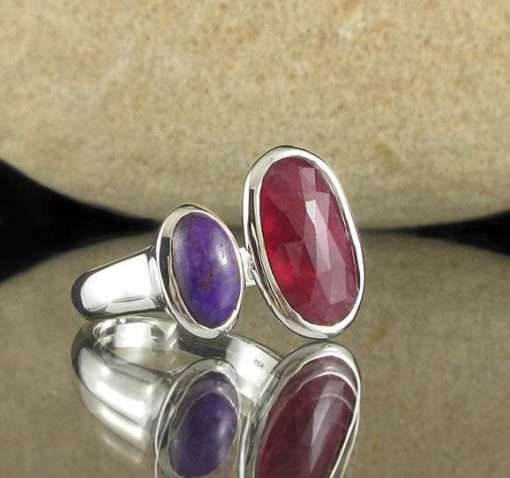Ruby Sugilite Ring
