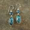 Entia Chrysocolla Ocean Kyanite Earrings