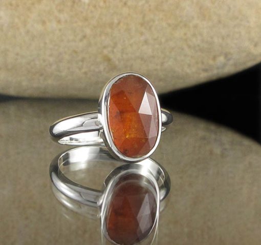 Orange Kyanite Ring