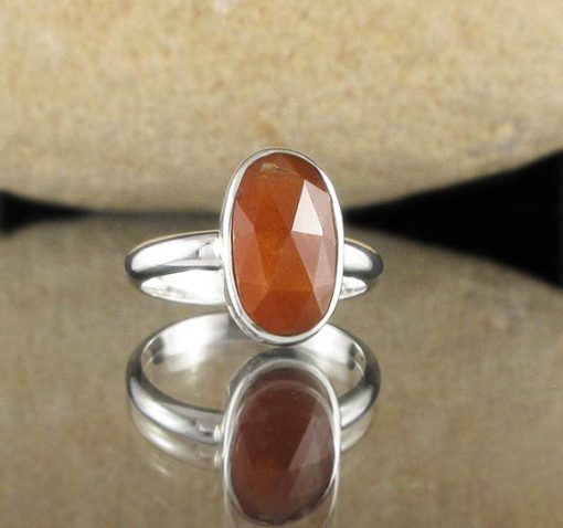 Orange Kyanite Ring