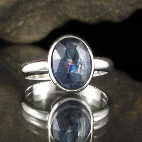 Blue Kyanite Ring