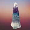 Rainbow Fluorite Obelisk