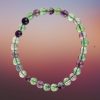 Rainbow Fluorite Round Bracelet