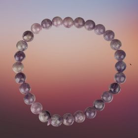 Lepidolite Round Bracelet