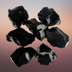 Black Obsidian Rough