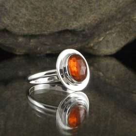 Orange Kyanite Ring 8