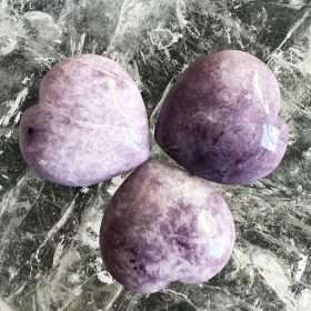 Lepidolite Heart 3