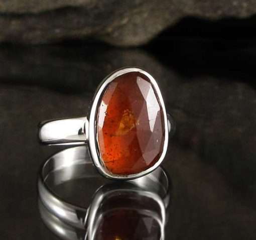 Orange Kyanite Ring 7