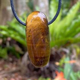 Tiger Eye Tumbled Pendant 14