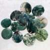 Moss Agate Flat Stone Small