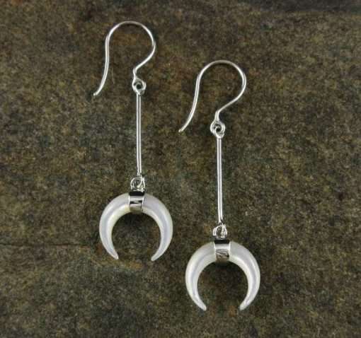 Mother of Pearl Sterling Silver Earrings