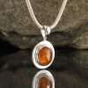 Orange Kyanite Pendant 5