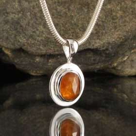 Orange Kyanite Pendant 5