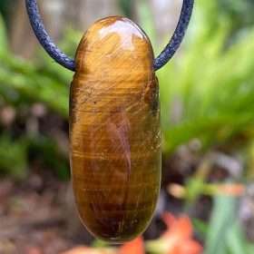 Tiger Eye Tumbled Pendant 12